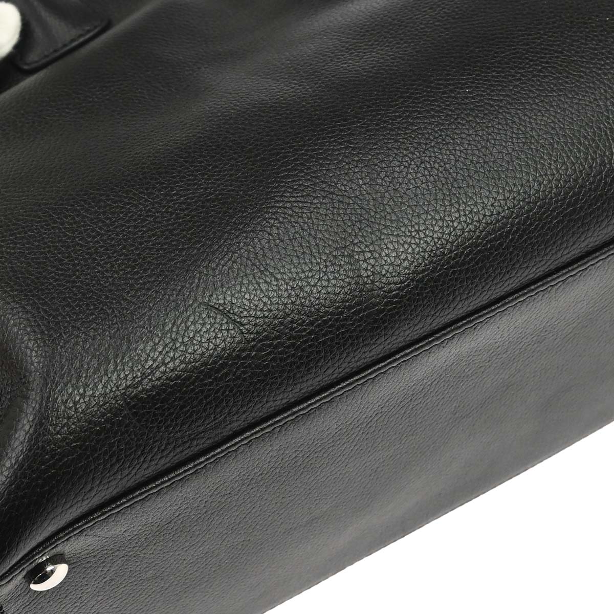 Chanel 2008-2009 Black Calfskin Executive Cerf 2way Shoulder Tote Bag