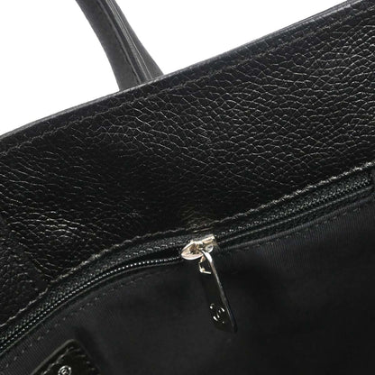 Chanel 2008-2009 Black Calfskin Executive Cerf 2way Shoulder Tote Bag