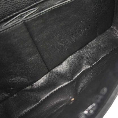 Chanel 2009-2010 Black Caviar Skin East West Shoulder Bag