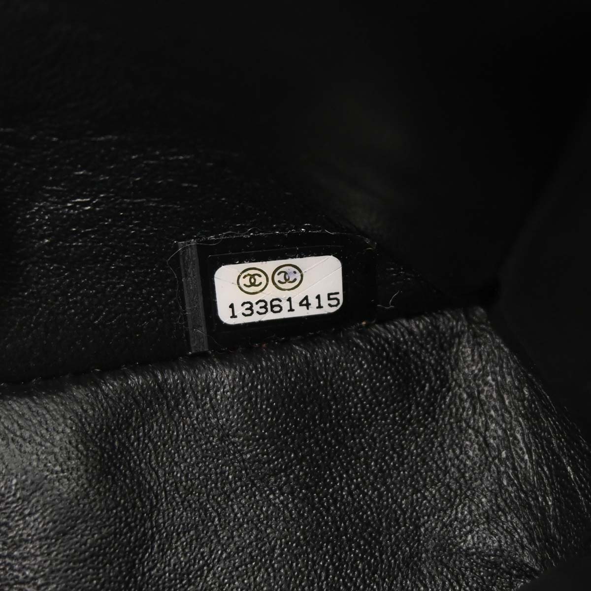 Chanel 2009-2010 Black Caviar Skin East West Shoulder Bag