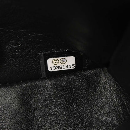 Chanel 2009-2010 Black Caviar Skin East West Shoulder Bag