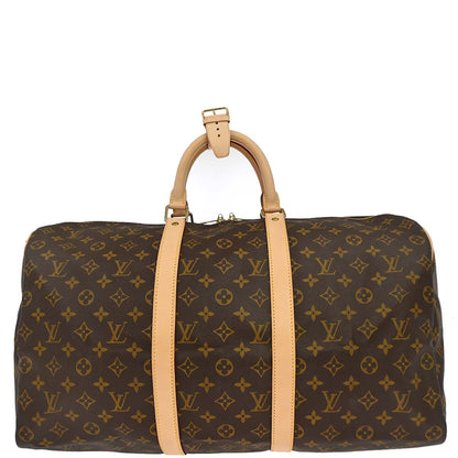 Louis Vuitton Monogram Keepall 50 Duffle Travel Handbag M41426