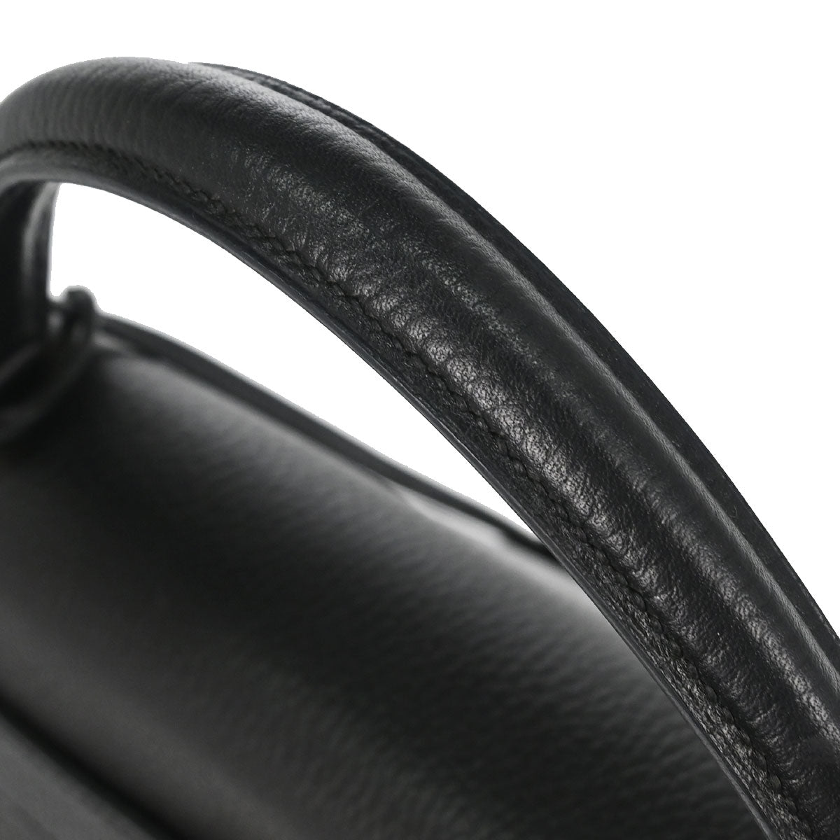 Hermes Black Ardennes Kelly 40 Retourne Handbag