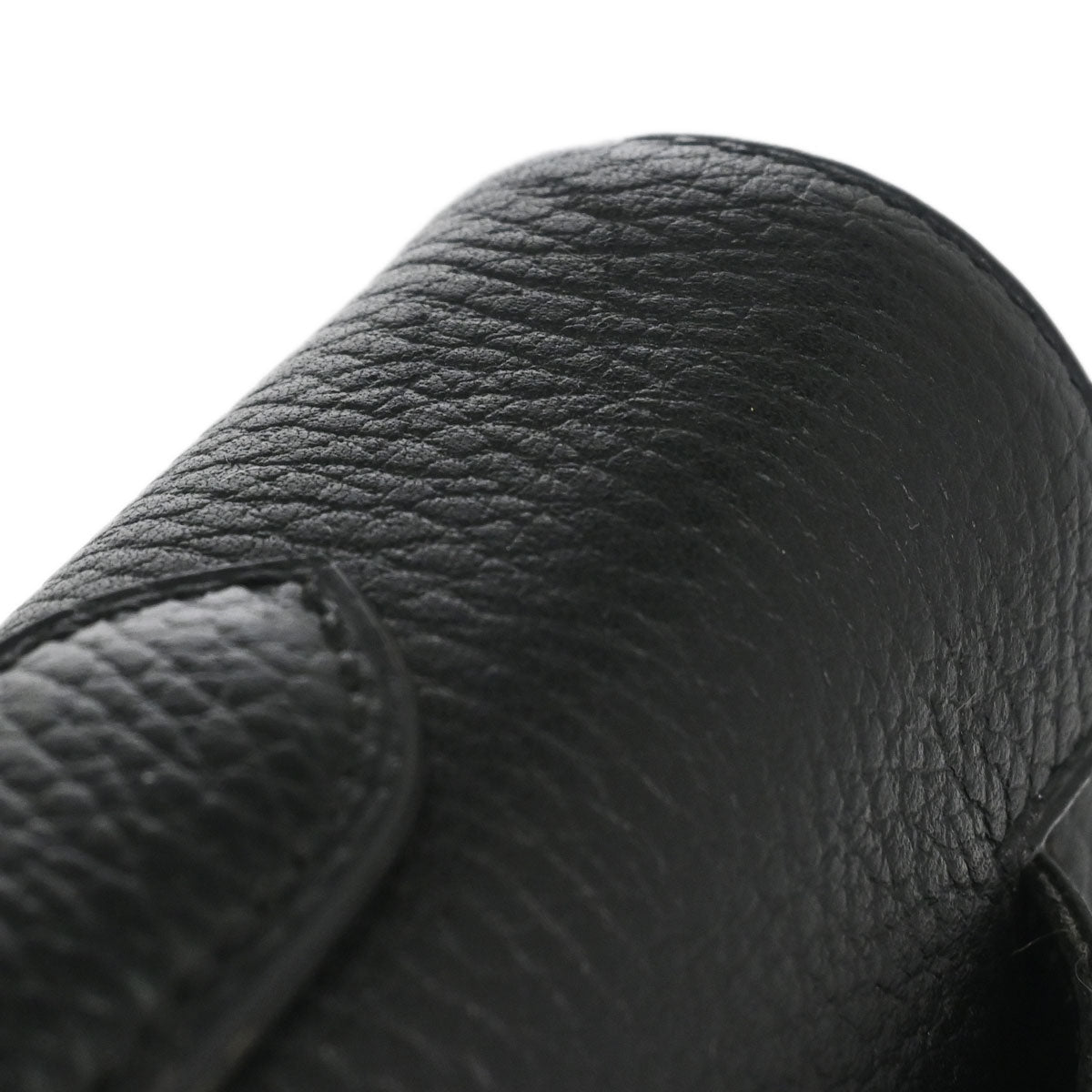 Hermes Black Ardennes Kelly 40 Retourne Handbag