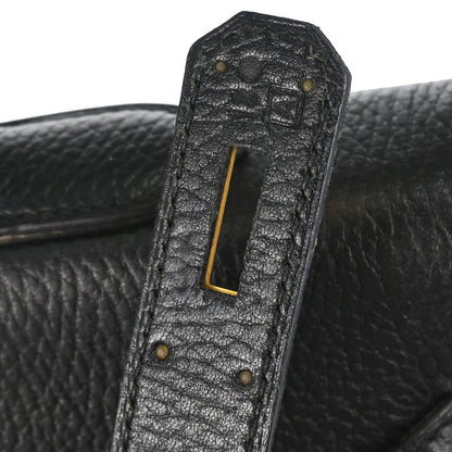 Hermes Black Ardennes Kelly 40 Retourne Handbag
