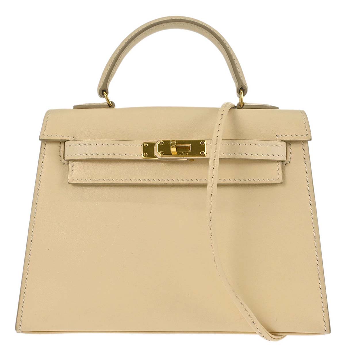 Hermes Parchemin Swift Mini Kelly 15 Sellier 2way Shoulder Handbag