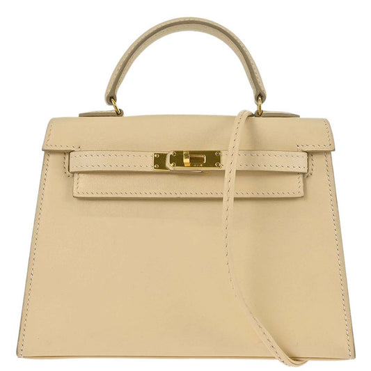 Hermes Parchemin Swift Mini Kelly 15 Sellier 2way Shoulder Handbag