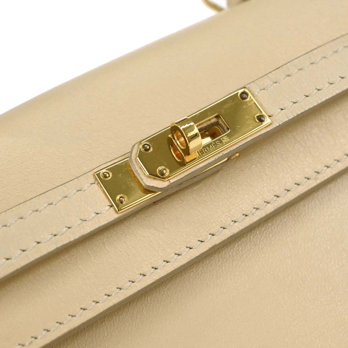 Hermes Parchemin Swift Mini Kelly 15 Sellier 2way Shoulder Handbag