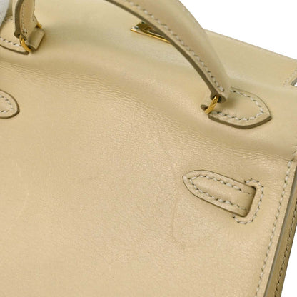 Hermes Parchemin Swift Mini Kelly 15 Sellier 2way Shoulder Handbag