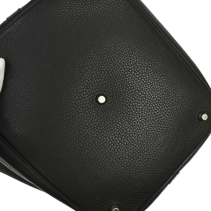 Hermes Black Taurillon Clemence Picotin Lock 26 GM Handbag