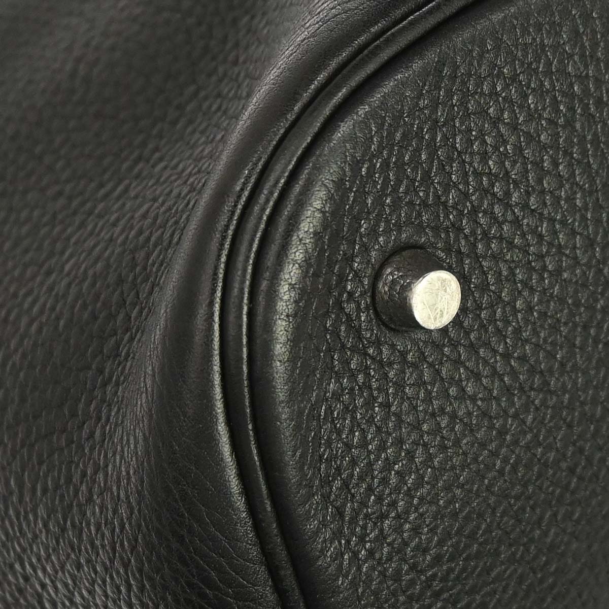 Hermes Black Taurillon Clemence Picotin Lock 26 GM Handbag