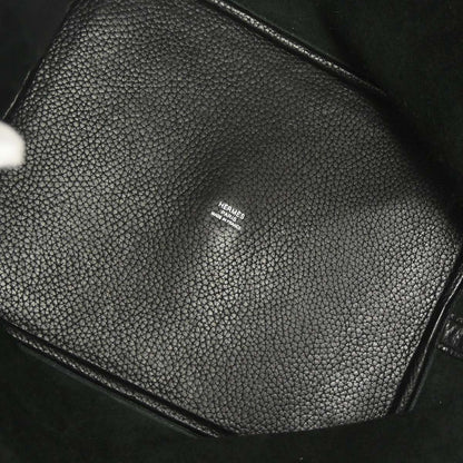 Hermes Black Taurillon Clemence Picotin Lock 26 GM Handbag