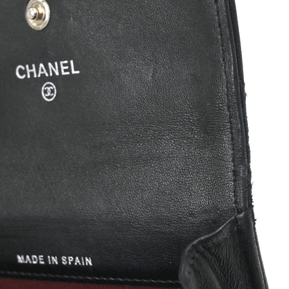 Chanel 2014-2015 Black Lambskin Coin Purse Wallet
