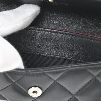 Chanel 2014-2015 Black Lambskin Coin Purse Wallet
