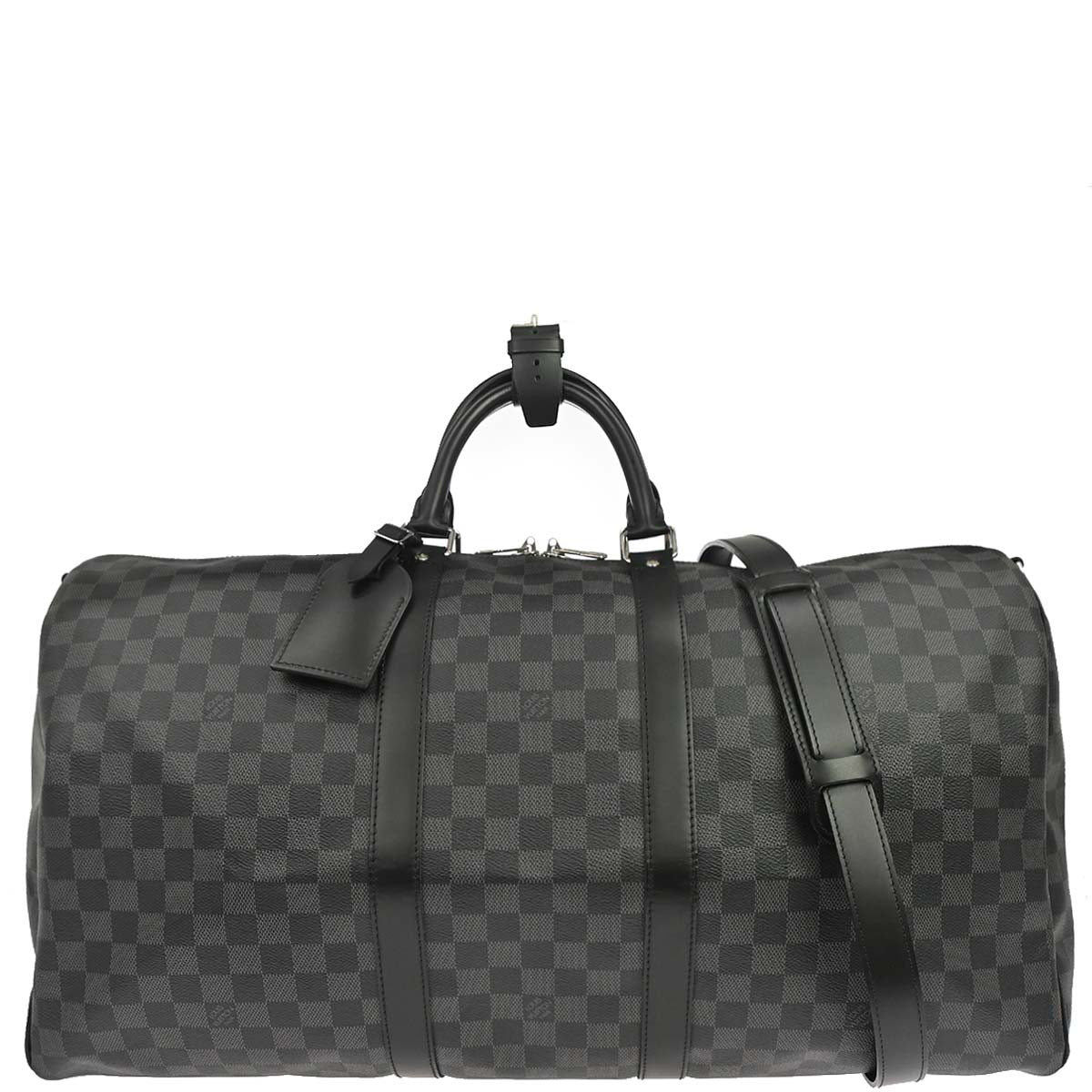 Louis Vuitton Damier Graphite Keepall Bandouliere 55 Duffle N41413