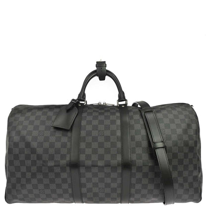 Louis Vuitton Damier Graphite Keepall Bandouliere 55 Duffle N41413