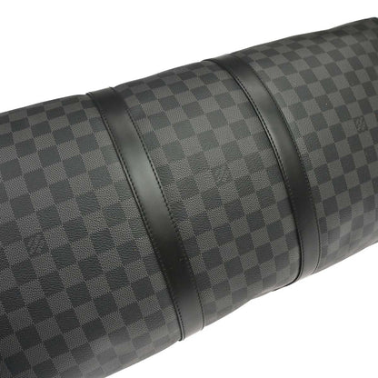 Louis Vuitton Damier Graphite Keepall Bandouliere 55 Duffle N41413