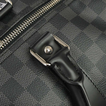 Louis Vuitton Damier Graphite Keepall Bandouliere 55 Duffle N41413