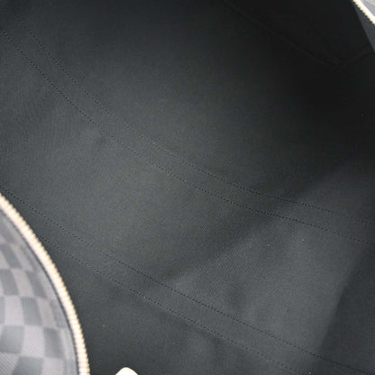 Louis Vuitton Damier Graphite Keepall Bandouliere 55 Duffle N41413