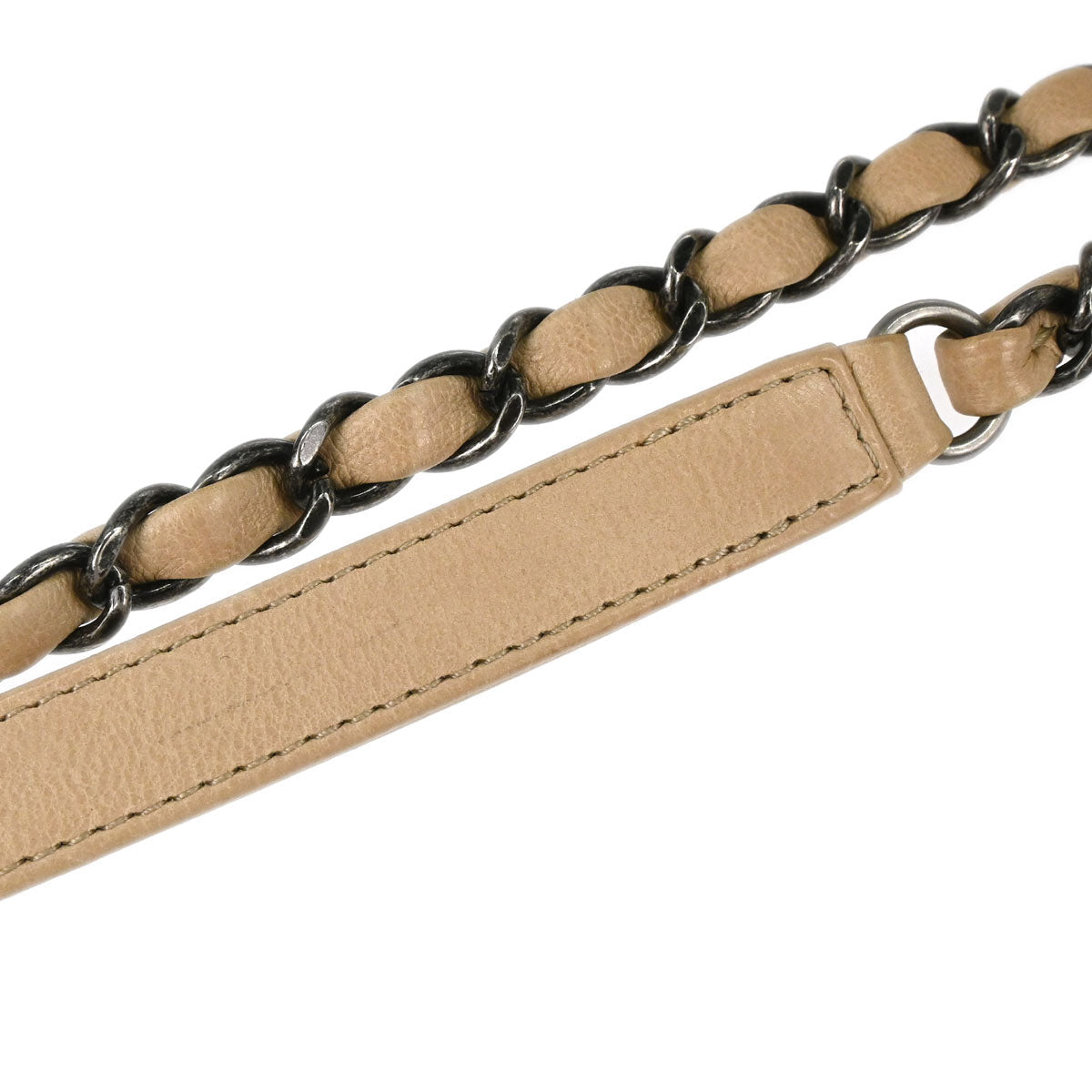 Chanel 2013-2014 Beige Calfskin Natural Beauty Split Pocket Flap Bag