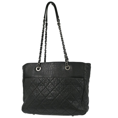 Chanel 2015-2016 Black Lambskin Tote Handbag