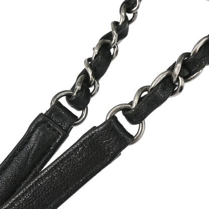 Chanel 2015-2016 Black Lambskin Tote Handbag