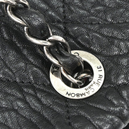 Chanel 2015-2016 Black Lambskin Tote Handbag
