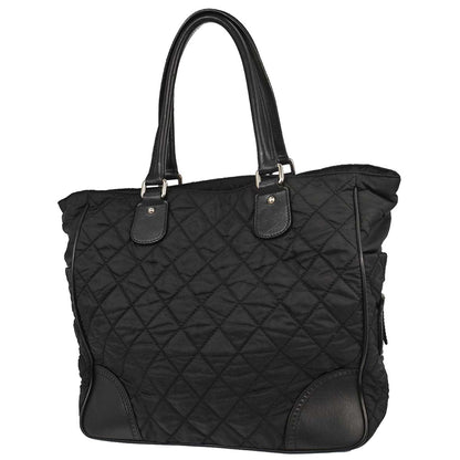 Chanel 2005-2006 Black Nylon Paris Tote Handbag