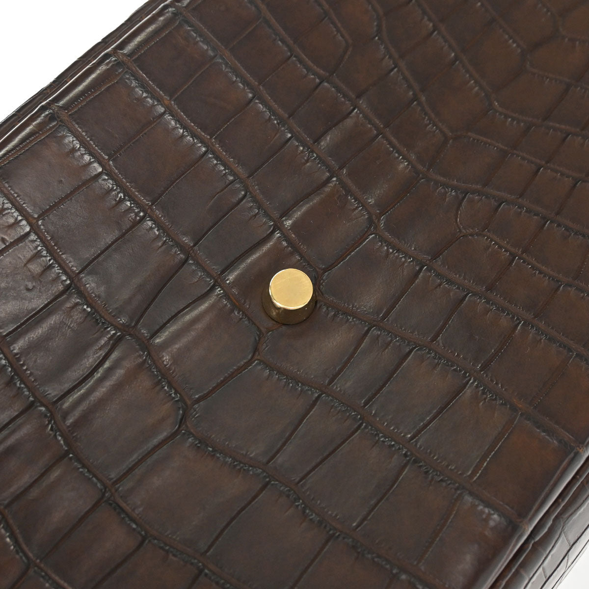 Hermes * Chocolat Matt Niloticus Lindy 30 Shoulder Bag
