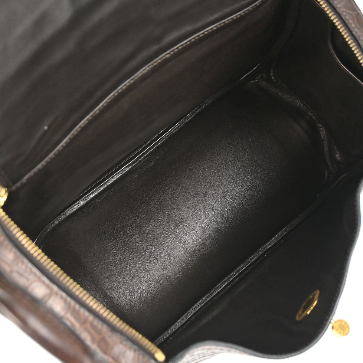 Hermes * Chocolat Matt Niloticus Lindy 30 Shoulder Bag