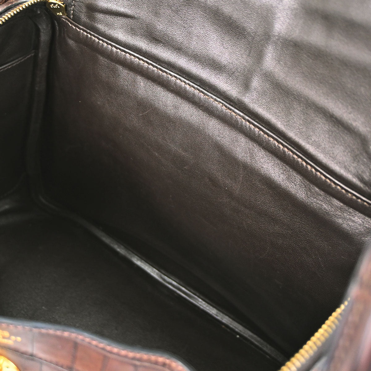 Hermes * Chocolat Matt Niloticus Lindy 30 Shoulder Bag
