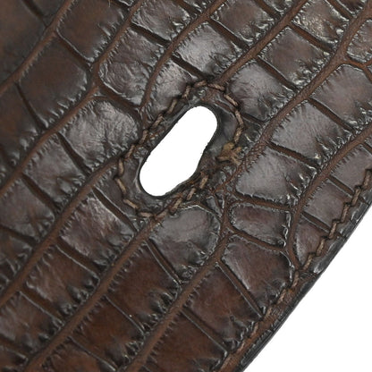 Hermes * Chocolat Matt Niloticus Lindy 30 Shoulder Bag