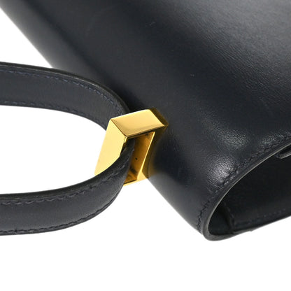Hermes Blue Indigo Box Calf Constance 23 Shoulder Bag