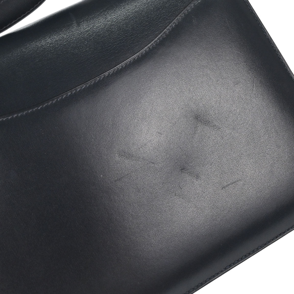 Hermes Blue Indigo Box Calf Constance 23 Shoulder Bag