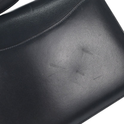 Hermes Blue Indigo Box Calf Constance 23 Shoulder Bag