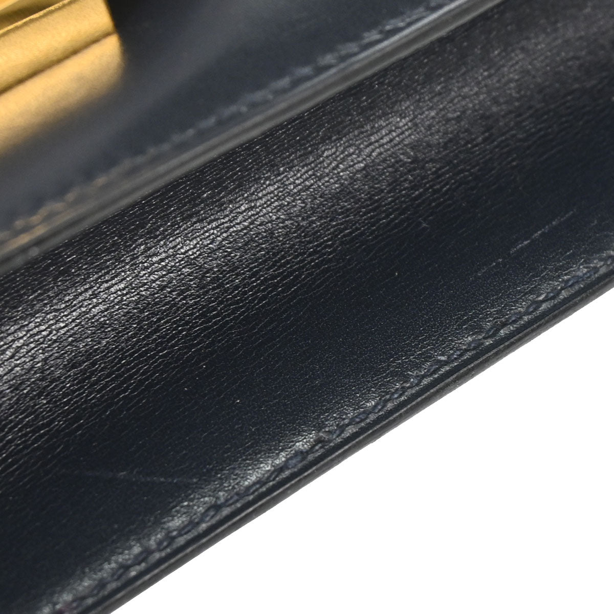 Hermes Blue Indigo Box Calf Constance 23 Shoulder Bag