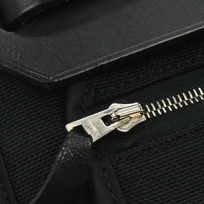 Hermes Black Toile Officier Herbag Zip PM 2way Shoulder Handbag