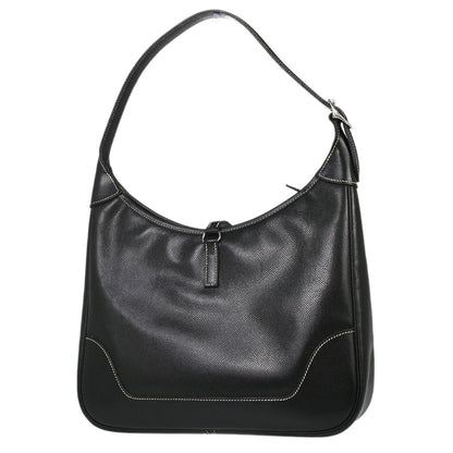 Hermes Black Lisse Trim 31 Shoulder Bag