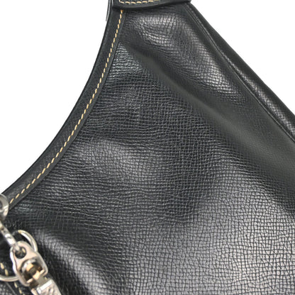 Hermes Black Lisse Trim 31 Shoulder Bag