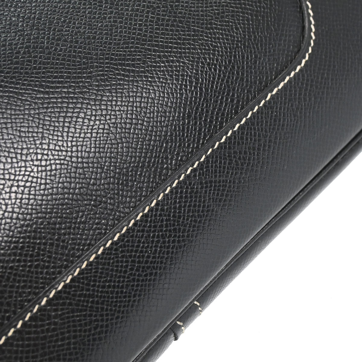 Hermes Black Lisse Trim 31 Shoulder Bag
