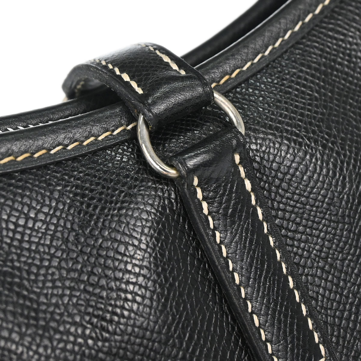 Hermes Black Lisse Trim 31 Shoulder Bag