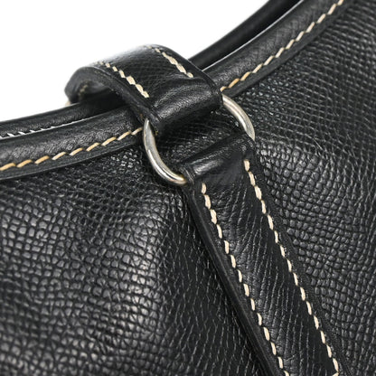 Hermes Black Lisse Trim 31 Shoulder Bag