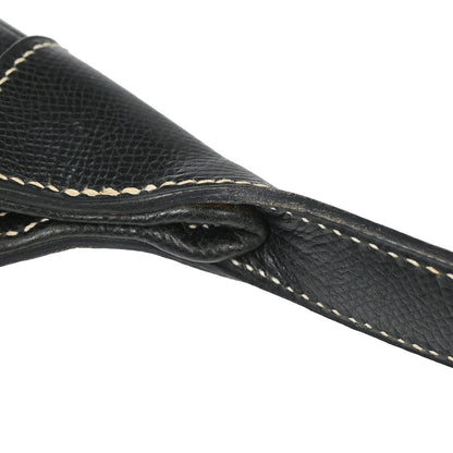 Hermes Black Lisse Trim 31 Shoulder Bag