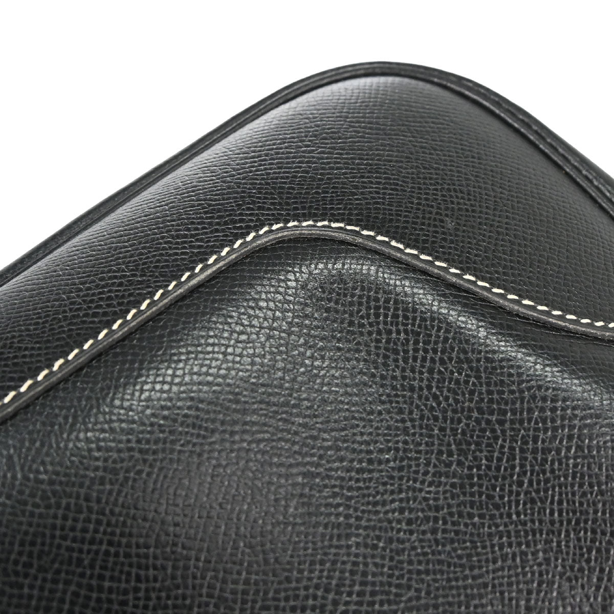 Hermes Black Lisse Trim 31 Shoulder Bag
