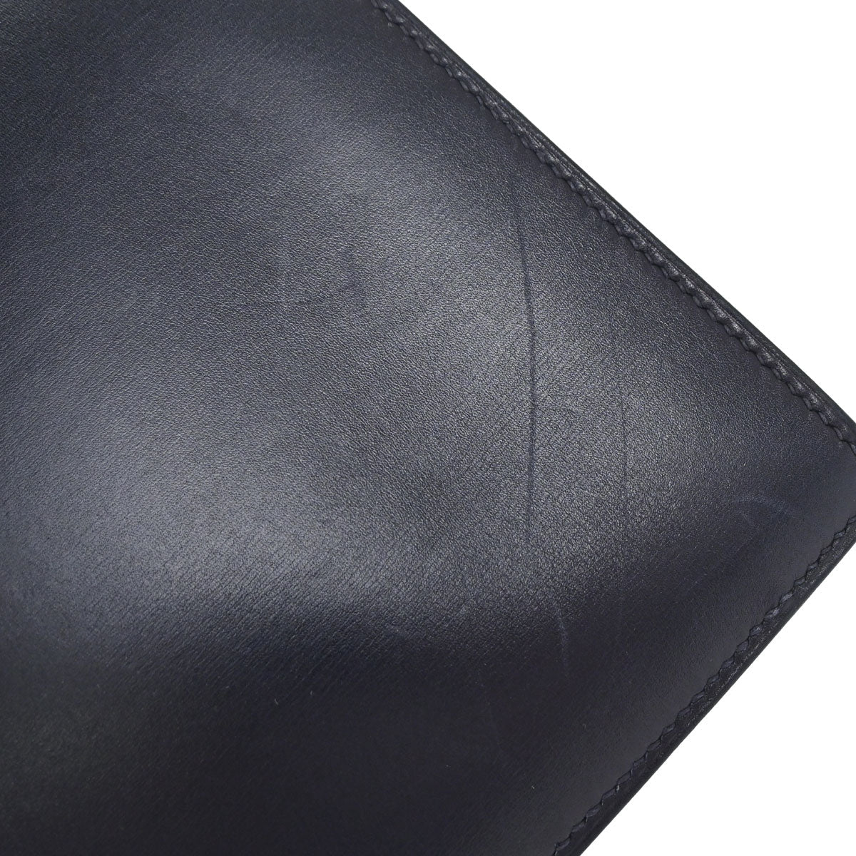 Hermes Blue Indigo Box Calf Sac a Depeches 38 Business Bag Handbag
