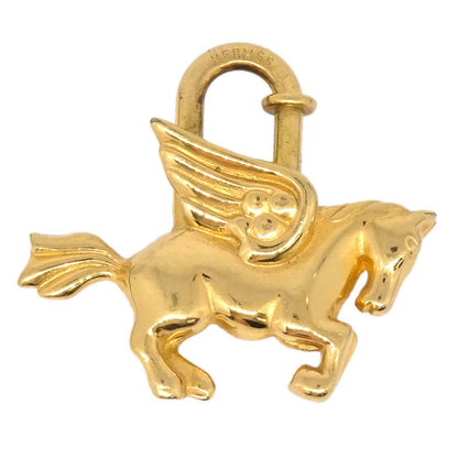 Hermes 1993 Le Cheval Pegasus Cadena Gold Small Good