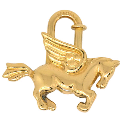 Hermes 1993 Le Cheval Pegasus Cadena Gold Small Good