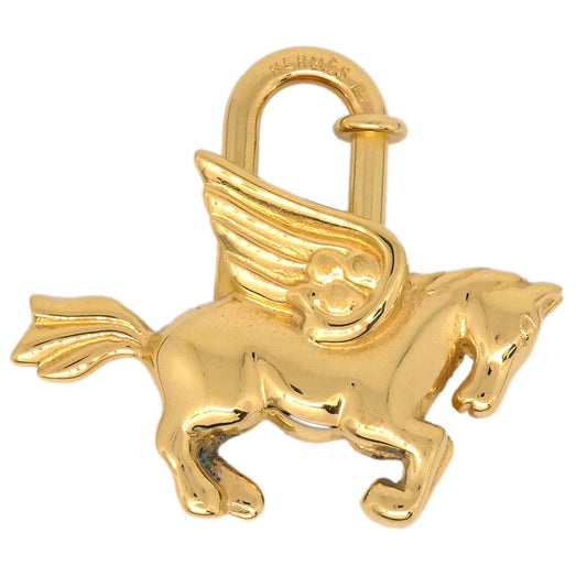 Hermes 1993 Le Cheval Pegasus Cadena Gold Small Good