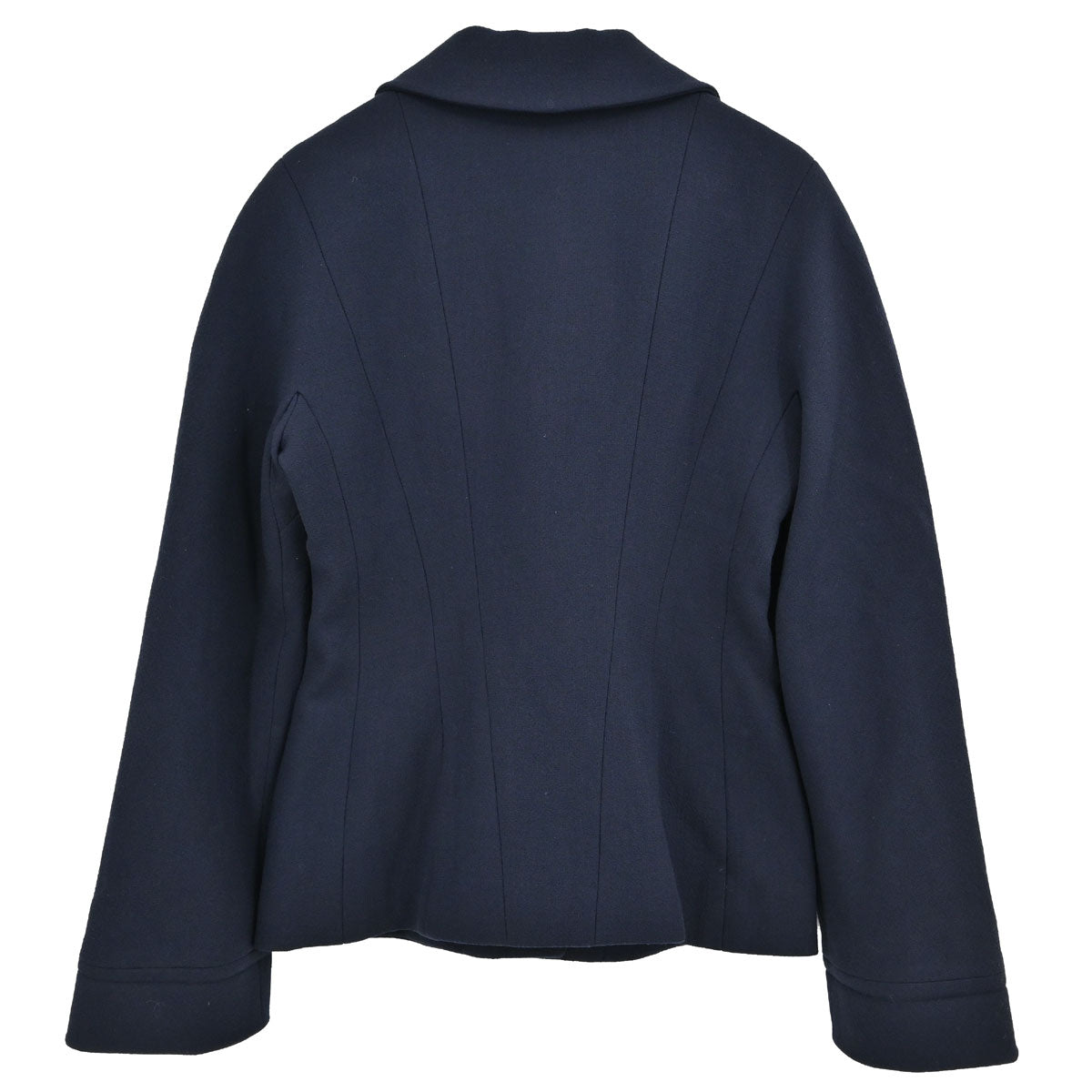Chanel Single Breasted Jacket Navy