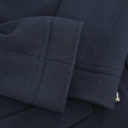 Chanel Single Breasted Jacket Navy